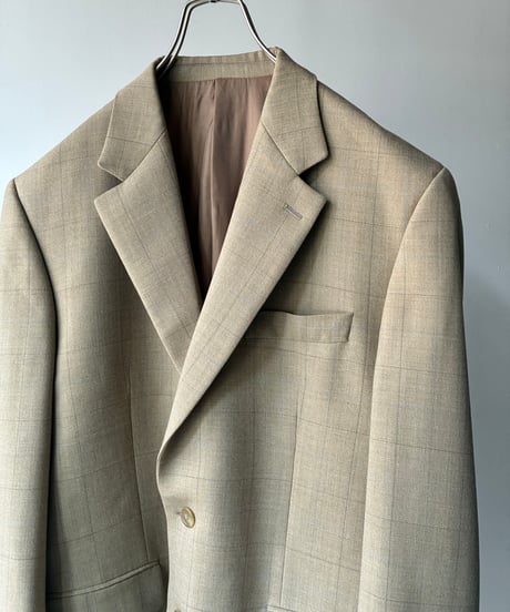 “Lauren” plaid wool tailored jacket
