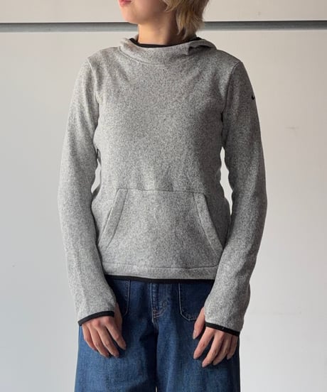 “Nike” design knit sweat parka