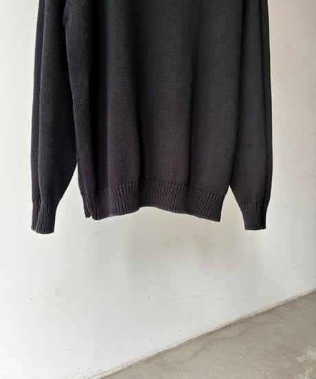 Cotton crew neck knit