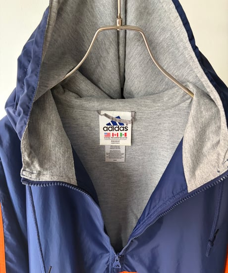 “adidas” Nylon Hoodie Pullover