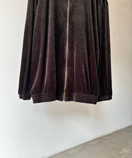 “teddi” velour swingtop jacket