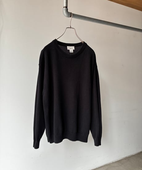 Cotton crew neck knit
