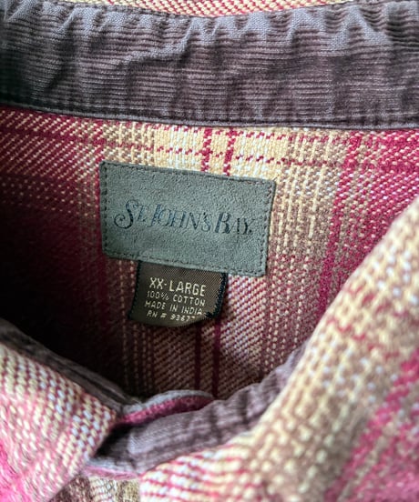 “St John’s Bay” heavy flannel shirt