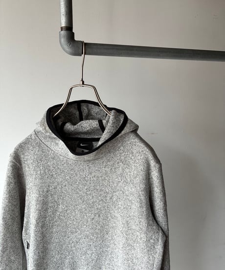 “Nike” design knit sweat parka