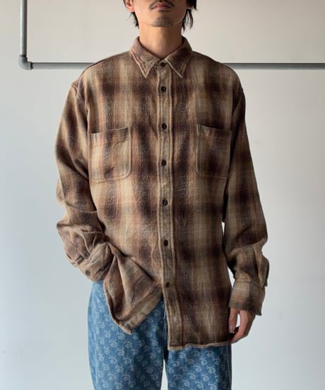 “St John’s Bay” heavy flannel check shirt