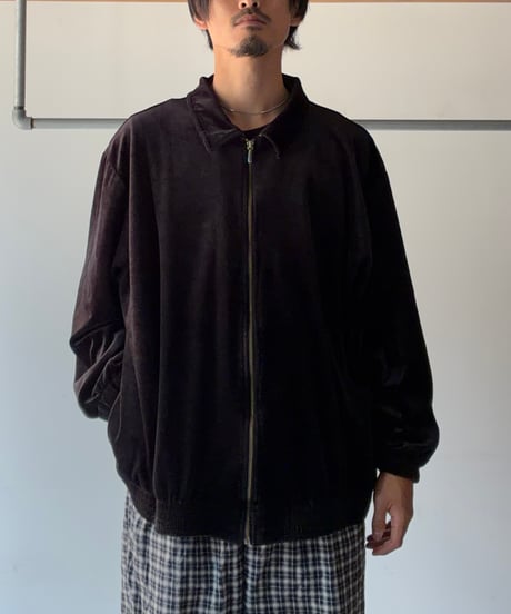 “teddi” velour swingtop jacket