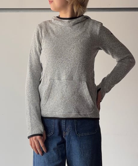 “Nike” design knit sweat parka