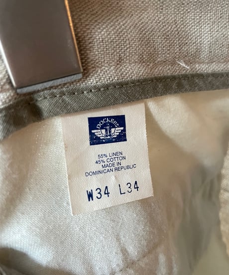 “DOCKERS” Linen Cotton Slacks