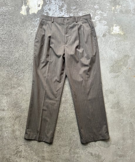 “Claiborne” polyester rayon stripe slacks