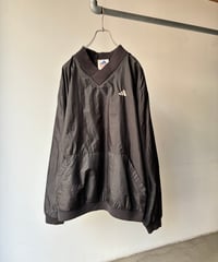 “adidas” rip stop nylon v-neck pullover