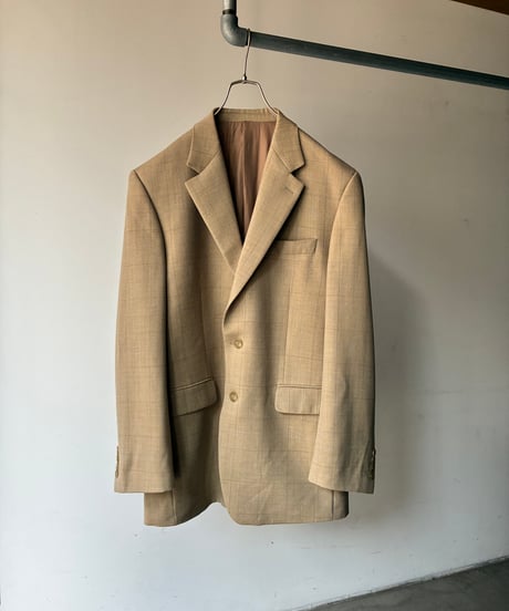 “Lauren” plaid wool tailored jacket