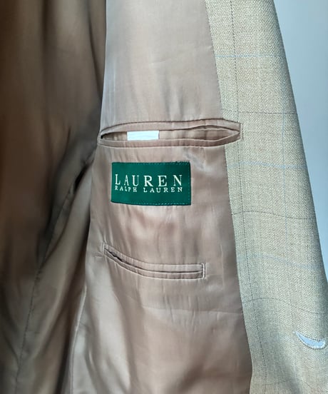 “Lauren” plaid wool tailored jacket