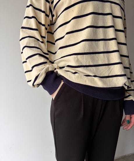 “adidas” Velours Zip Polo Shirt