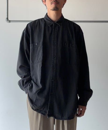 “Bluenotes” black denim shirt