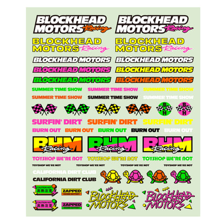 CATEGORY ステッカー | BLOCKHEAD MOTORS