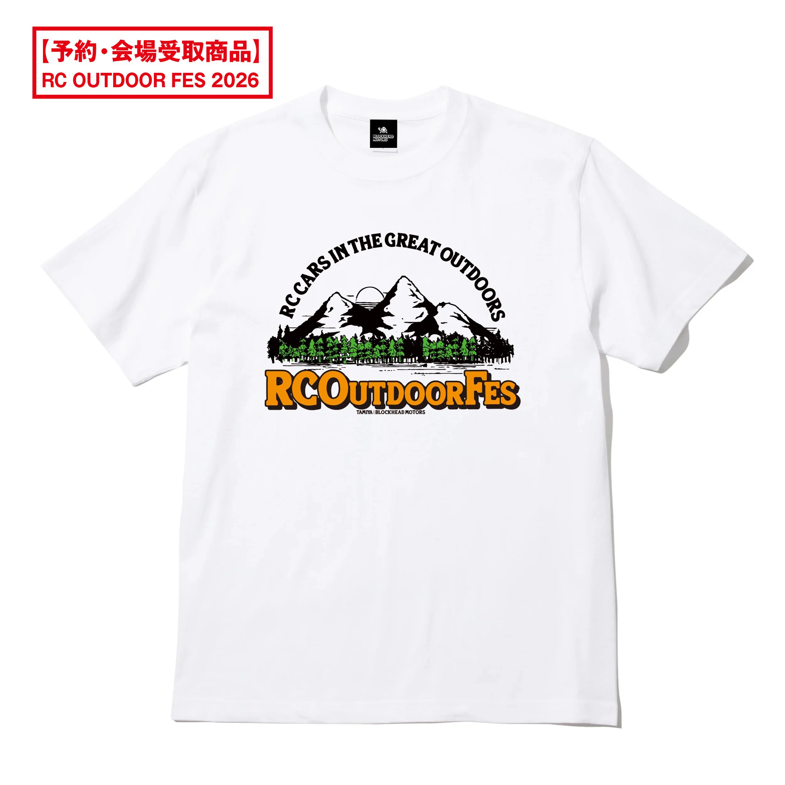 予約・会場受取商品】RC OUTDOOR FES 2026 Tシャツ／ホワイト | BLOC