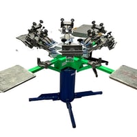プリント機 RILEY HOPKINS WIN 6色4テーブル【中古機材／現地引取限定】