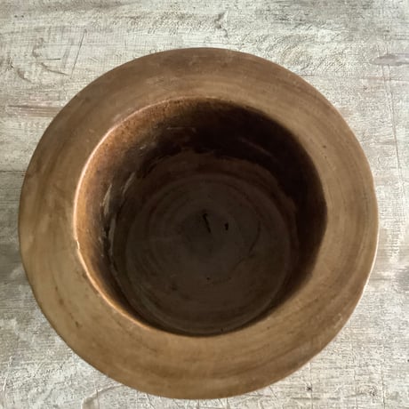 "Everfresh" Pithecellobium with Acacia wood Planter cover Size2 ("エバーフレッシュ"/アカシア木製 鉢カバー付き サイズ２)