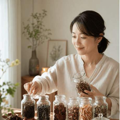 おうちで楽しむ漢方茶ブレンド【ほうじ茶編】
