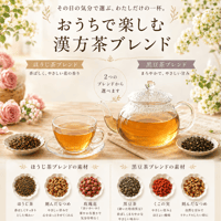 おうちで楽しむ漢方茶ブレンド【黒豆茶編】