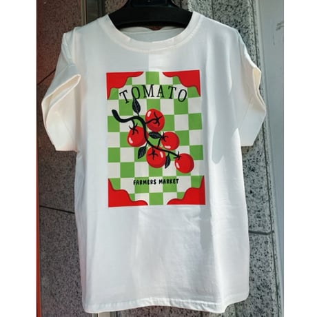 【XS〜Mサイズ】イタリアインポートTシャツ　トマト