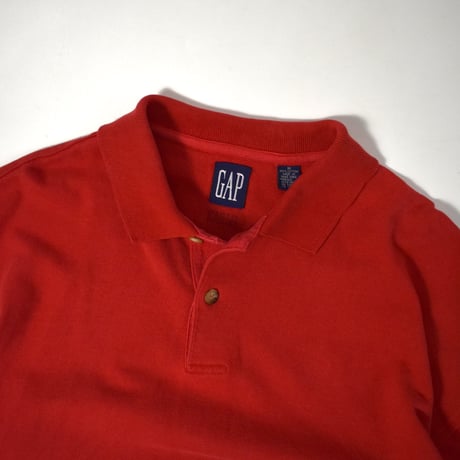 USED 90'S "GAP" L/S POLO SHIRT