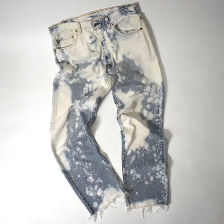 USED 94'S "LEVI'S" BLEACHED DENIM PANTS
