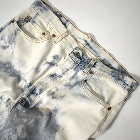 USED 94'S "LEVI'S" BLEACHED DENIM PANTS