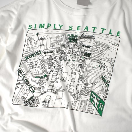 USED 90'S "SIMPLY SEATTLE" T-shirt