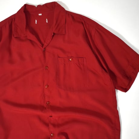 USED UNKNOWN S/S OPEN COLLER SHIRT
