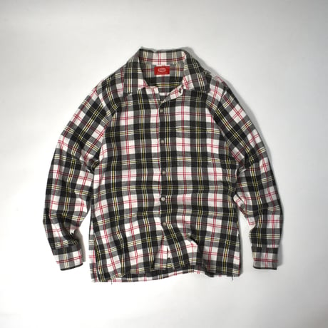 USED 70'S "MR. LEGGS" PLAID SHIRT