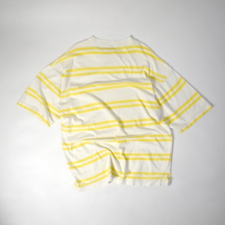 USED 90-00'S "FIELD GEAR" BORDER T-SHIRT