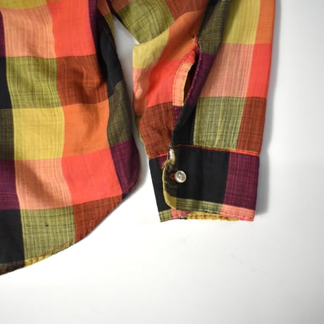 VINTAGE 60'S "CAMPUS" HALF BUTTON L/S SHIRT