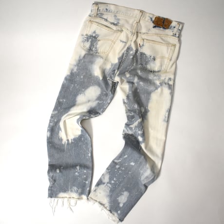 USED 94'S "LEVI'S" BLEACHED DENIM PANTS