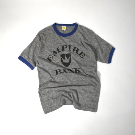 USED 70'S "EMPIRE BANK" RINGER T-SHIRT