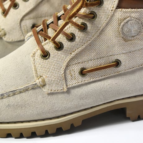 USED "TIMBERLAND / 7EYE CLASSIC LUG" MOCCASIN BOOTS
