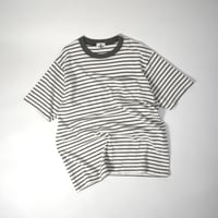 USED 90'S "JOCKEY" BORDER T-SHIRT
