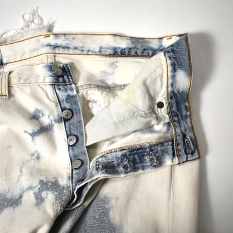 USED 94'S "LEVI'S" BLEACHED DENIM PANTS