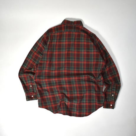 USED "POLO RALFH LAUREN" PLAID L/S SHIRT