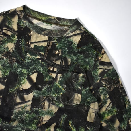 USED UNKNOWN 3D CAMO L/S T-shirt