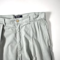 EARLY 90'S "POLO RALPH LAUREN" 2-TUCK CHINO PANTS