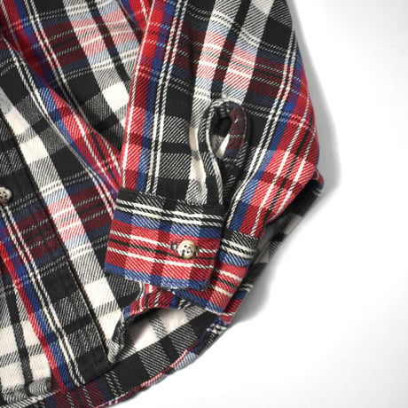 USED 80'S "FIVE BROTHER" FLANNEL SHIRT