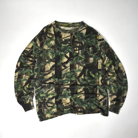 USED UNKNOWN 3D CAMO L/S T-shirt