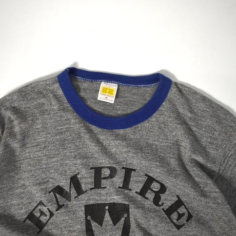 USED 70'S "EMPIRE BANK" RINGER T-SHIRT