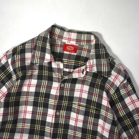 USED 70'S "MR. LEGGS" PLAID SHIRT