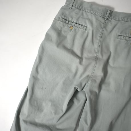 EARLY 90'S "POLO RALPH LAUREN" 2-TUCK CHINO PANTS