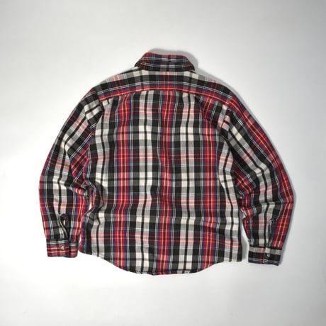USED 80'S "FIVE BROTHER" FLANNEL SHIRT