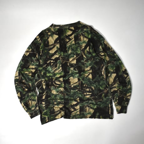 USED UNKNOWN 3D CAMO L/S T-shirt