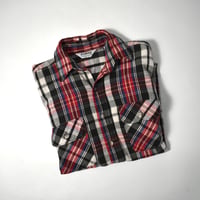 USED 80'S "FIVE BROTHER" FLANNEL SHIRT