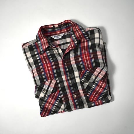 USED 80'S "FIVE BROTHER" FLANNEL SHIRT
